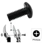 Tornillo Recambio Tijera Samurai Sujeción KS-4T Tornillo Recambio Tijera Samurai Sujeción KS-4T