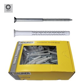 Taco WOLFPACK Con Tirafondo Torx MU-XL 8 x 100 mm. (Caja de 50 piezas)
