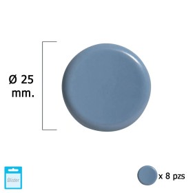 Deslizante Gris PTFE Diámetro25 (Blíster 8 Unidades)