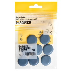 Deslizante Gris PTFE Diámetro25 (Blíster 8 Unidades)