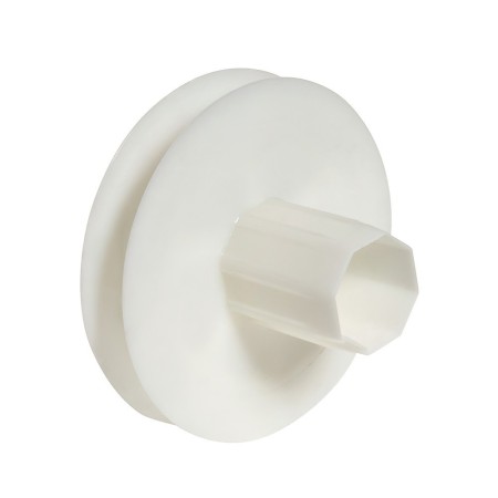Disco Persiana Plástico Compacto para Rodamiento 120x40 mm. Cinta 18 mm.