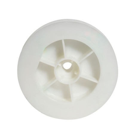 Disco Persiana Plástico Compacto para Rodamiento 120x40 mm. Cinta 18 mm.