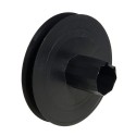 Disco Persiana Plástico Espiga Metálica 136x40 mm. Cinta 14 mm.