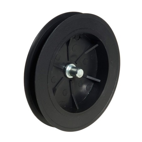 Disco Persiana Plástico Espiga Metálica 136x40 mm. Cinta 14 mm.