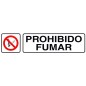 Rotulo Adhesivo 250x63 mm. Prohibido Fumar Rotulo Adhesivo 250x63 mm. Prohibido Fumar