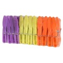 Pinzas Tender Ropa Plástico (Pack 24 Piezas)