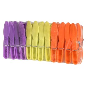 Pinzas Tender Ropa Plástico (Pack 24 Piezas)