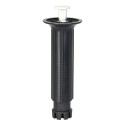 Pata Regulable Fija 13 / 20 cm. Negro