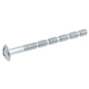 Tornillo Multi corte Para Tiradores M4x45 mm. (Caja 100 unidades). Zincado. Cortable a 20 / 25 / 30 / 35 / 40 mm.