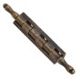 Bisagra Desmontable Con Pasador y Remate Oro Viejo 87 mm. Bisagra Desmontable Con Pasador y Remate Oro Viejo 87 mm.