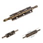 Bisagra Desmontable Con Pasador y Remate Oro Viejo 87 mm. Bisagra Desmontable Con Pasador y Remate Oro Viejo 87 mm.