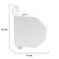 Recogedor Persiana Abatible Blanco Cinta 22 mm. Recogedor Persiana Abatible Blanco Cinta 22 mm.