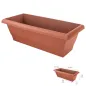 Jardinera Balcon Saturnia 49x21x16 cm. Jardinera Balcon Saturnia 49x21x16 cm.
