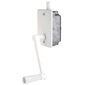 Torno Elevación Persiana Empotrar Blanco