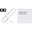 Espiga Persiana 100 mm. Para Disco o Capsula Plástico