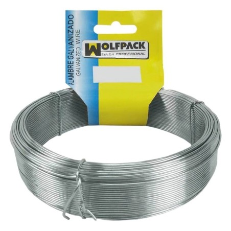 Alambre Galvanizado (Rollo 500 gramos) nº14/2,2 mm.