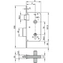 Cerradura Yale 700-hl/80x50