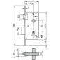 Cerradura Yale 700-hl/80x50