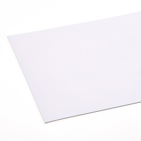 Pizarra Imán PVC Blanca 210x305x1 mm.