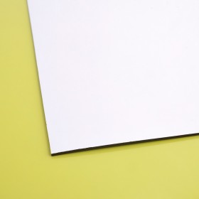Pizarra Imán PVC Blanca 210x305x1 mm.