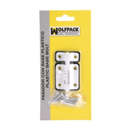 Pasador WOLFPACK Base Plástico. 35mm Blanco