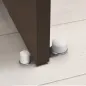 Tope Puerta Adhesivo con Retenedor Blanco Tope Puerta Adhesivo con Retenedor Blanco