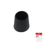 Contera Cónica Negra 14mm. Blíster 8 piezas.