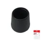 Contera Cónica Negra 18mm. Blíster 8 piezas.