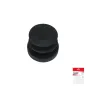 Contera Redonda Interior Negra 20mm. Blíster 4 piezas.