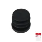 Contera Redonda Interior Negra 25mm. Blíster 4 piezas.
