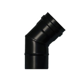 Codo Estufa Pellet Vitrificado Diámetro80 mm 45º