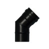 Codo Estufa Pellet Vitrificado Diámetro80 mm 45º