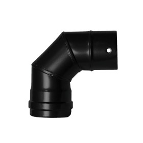 Codo Estufa Pellet Vitrificado Diámetro80 mm 90º
