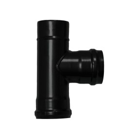 Te Estufa Pellet Vitrificada Diámetro80 mm 90º