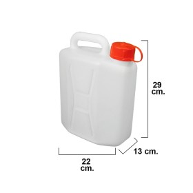 Bidón Garrafa Plástico Alimentario 5 Litros