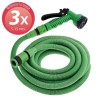 Manguera Extensible Riego Compacto 5 A 15 Metros Con Pistola 7 posiciones