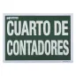 Cartel Cuarto De Contadores 30x21 Cartel Cuarto De Contadores 30x21