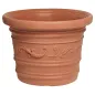 Saturnia Macetero Resina Redondo, Color Terracota, Resistente, Ideal Exterior, 50 Cm Diametro. Saturnia Macetero Resina Redondo, Color Terracota, Resistente, Ideal Exterior, 50 Cm Diametro.