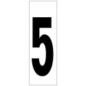 Numero Adhesivo 46x140 mm. N.º 5