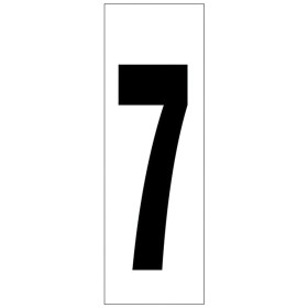 Numero Adhesivo 46x140 mm. N.º 7