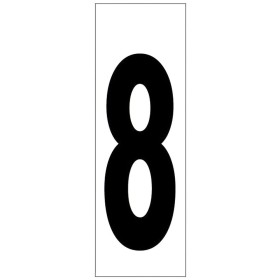 Numero Adhesivo 46x140 mm. N.º 8