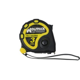 Flexómetro 3 Metros Con Freno WOLFPACK Grip Special