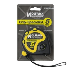 Flexómetro 5 Metros Con Freno WOLFPACK Grip Special