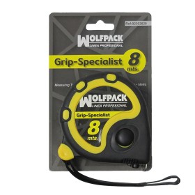Flexómetro 8 Metros Con Freno WOLFPACK Grip Special