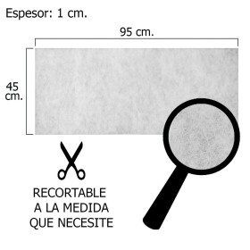 Filtro Campana Extractora 45x95 cm. 150 gr/m2