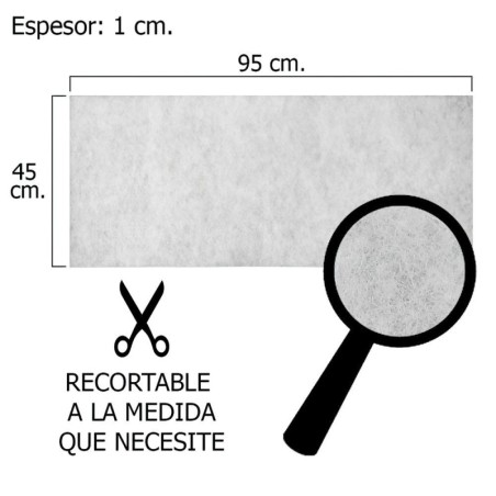 Filtro Campana Extractora 45x95 cm. 150 gr/m2