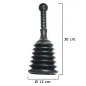 Desatascador Goma Fuelle Diámetro 12 cm. / Alto 30 cm. Desatascador Goma Fuelle Diámetro 12 cm. / Alto 30 cm.