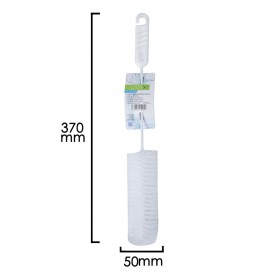 Cepillo Limpia botellas 37x5cm Blanco