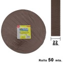 Cinta Persiana WOLFPACK Marrón 22 mm. Rollo 50 Metros