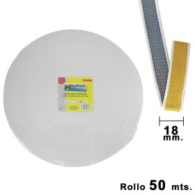 Cinta Persiana WOLFPACK Bicolor 18 mm. Rollo 50 metros